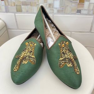 Bridies x Ken Folk leopard slip on